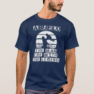 Mens Vathers Day geben T-Shirt Abuelo The Man The 
