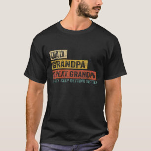 Mens Vathers Day T-Shirt von Grandkids Vater Opa G