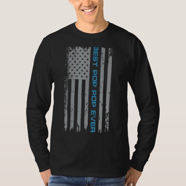 Mens Vathers Day Vater Papa Vatervater der beste P T-Shirt (Vorderseite)