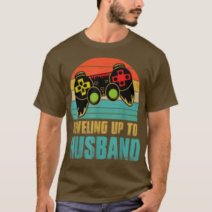 Mens Verlobung Gamers Bis zum Husband für T-Shirt