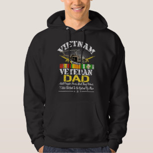 Mens Vietnam Veteran Vater von meinem Helden Milit Hoodie