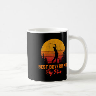Mens Vintag bester Freund von Par Golf Boyfriend Kaffeetasse
