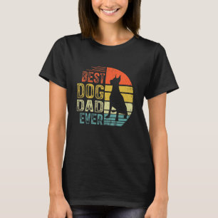Mens Vintag Doberman Best Dog Vater Ever Father's T-Shirt