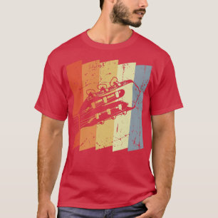 Mens Vintag Guitar Guitarist Design für Gitarre Le T-Shirt