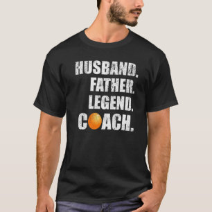Mens Vintag Husband Pater Legend Tischtennis Co T-Shirt