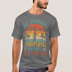 Mens Vintag meine Lieblings-Kochbuddies nennen mic T-Shirt