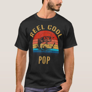Mens Vintag Reel Cooler Pop Vatertag T-Shirt