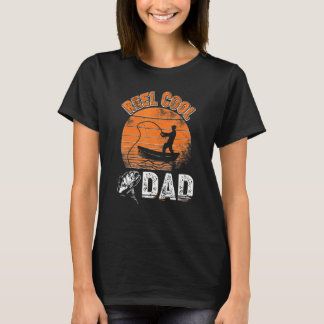 Mens Vintag Reel Cooler Vater Tag 1 T-Shirt