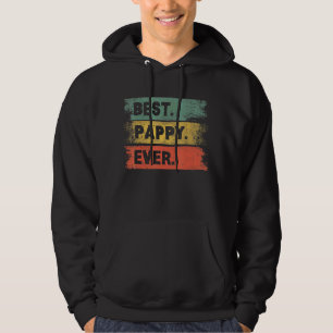 Mens Vintag Retro Beste Pappy je Men Vaterin D Hoodie