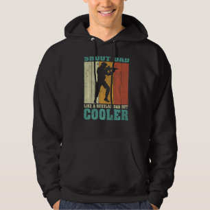 Mens Vintag Retro Shoot Vater wie ein regelmäßiger Hoodie