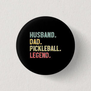 Mens Vintag Shirt Husband Vater Pickleball Legende Button