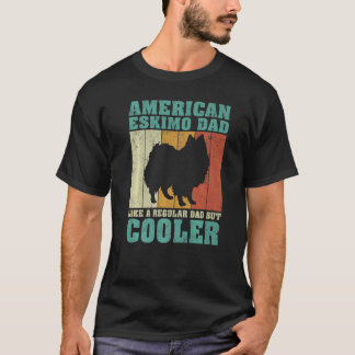 Mens Vintager amerikanischer Eskimo-Vater wie ein  T-Shirt