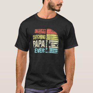 Mens Vintager Fischfang, am besten Papa je Fa T-Shirt