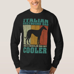Mens Vintager italienischer Greyhound-Vater wie ei T-Shirt
