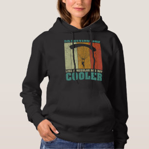 Mens Vintager Retro-Skydiving-Vater wie ein regelm Hoodie