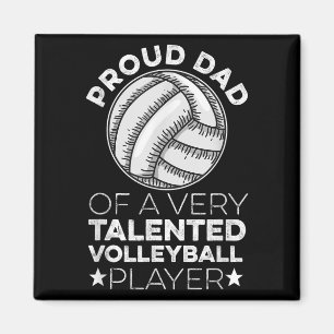 Mens Volleyball-Angebot für einen Vater eines Voll Magnet