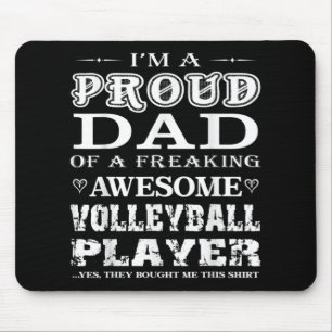 Mens Volleyball Ich bin ein stolzes Volleyball Vat Mousepad