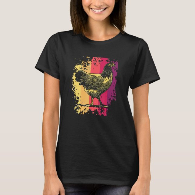 Mens Vorwerks Chicken Bauer Chicken T-Shirt (Vorderseite)