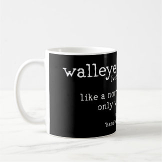 Mens Walleye Fisherman Definition Funny Quote Fish Kaffeetasse