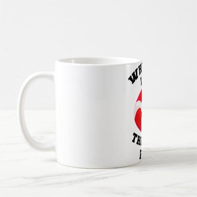 Mens Warum ja, ich bin der Pool Boy Funny schwimme Kaffeetasse (Links)