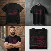 Men's We The People American Flag T-Shirt