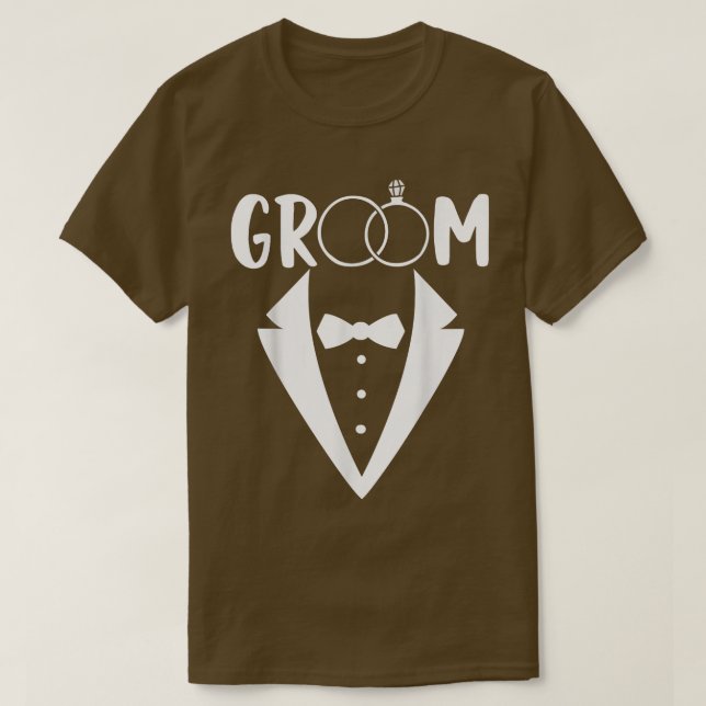 Mens Wedding Bachelor Ehe Groom Bachelor Teil T-Shirt (Design vorne)