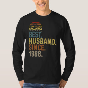 Mens Wedding Jubiläum Design Best Husband Seit T-Shirt