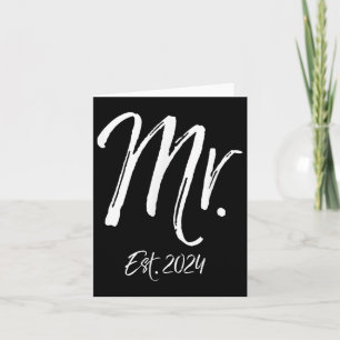 Mens Wedding Jubiläumsidee für Ehemann Mr. Karte