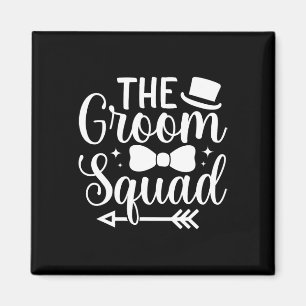 Mens Wedding Party Trauzeugen der Groom Squad Bach Magnet