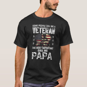Mens wichtigste Call Daddy Papa American Stolz T-Shirt