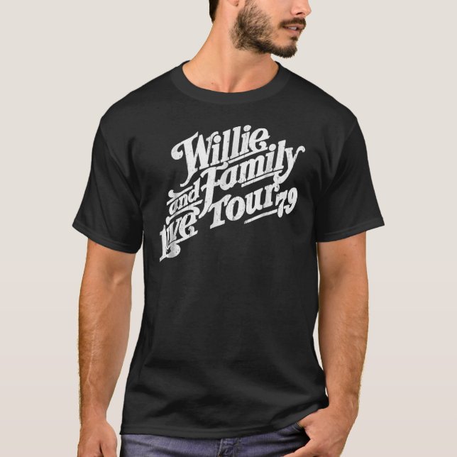 Mens Willie and Family Live Tour 79 T-Shirt essenz (Vorderseite)