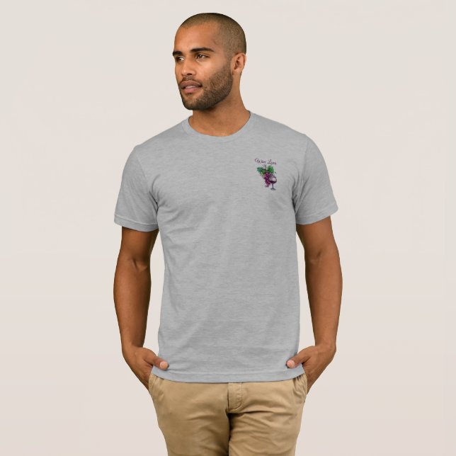 Men's Wine Lover T - Shirt (Vorne ganz)