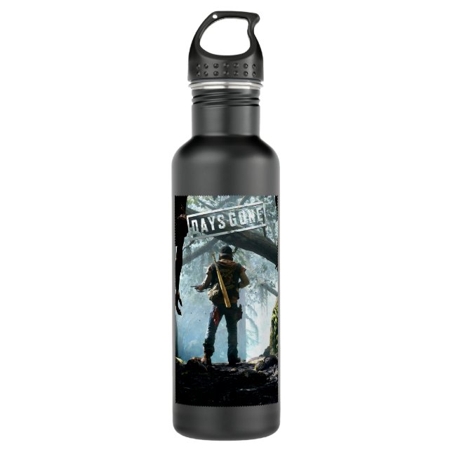 Mens Womens Days Gone Game 2 Skitsystem Dispatch Edelstahlflasche (Vorderseite)