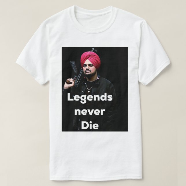 Mens Womens Indian Sidhu Five Moose Man Wala Schau T-Shirt (Design vorne)