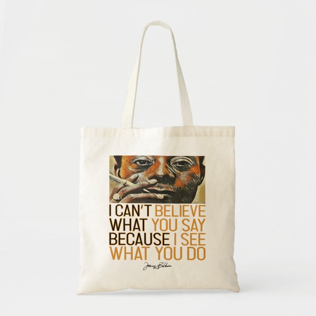 Mens Womens James Baldwin gibt Geschenke für Filmf Tragetasche (Vorne)