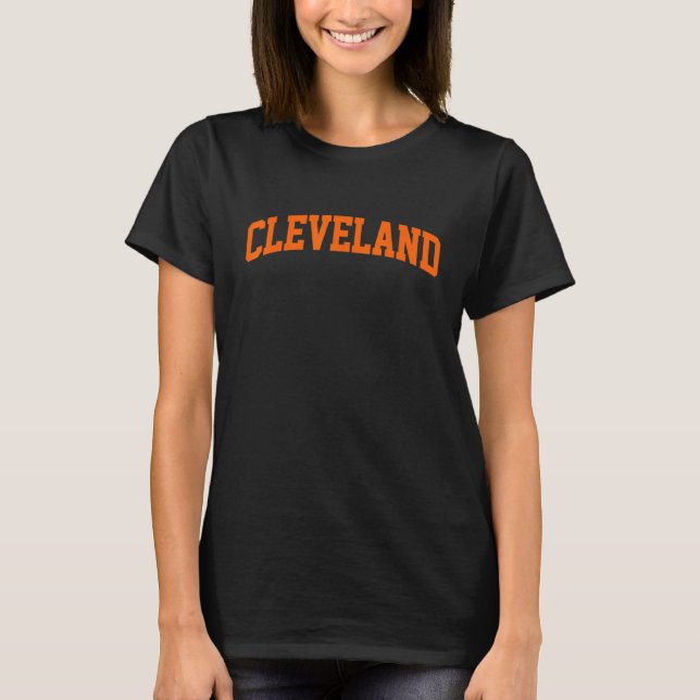 Mens Womens Kids Cleveland Ohio Throwback Classic T-Shirt (Vorderseite)