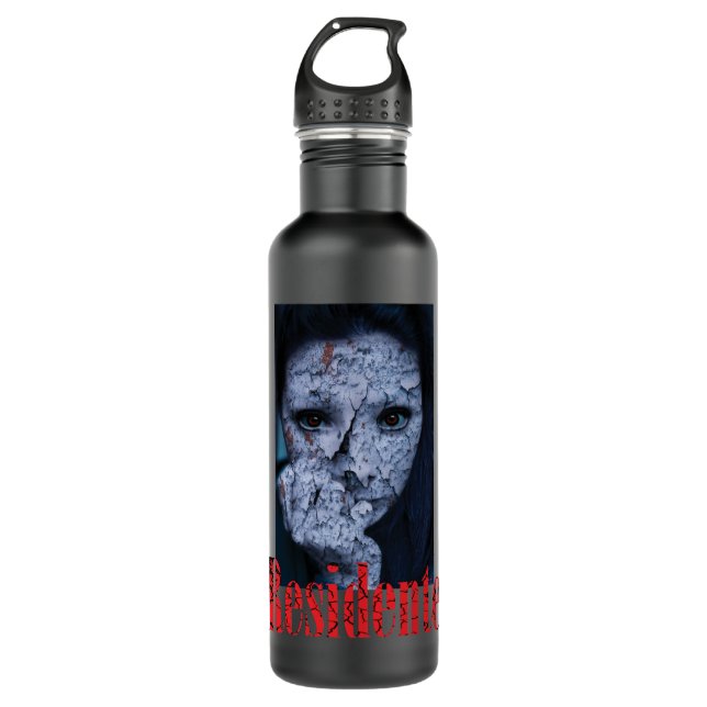 Mens Womens Resident Evil Gifts For Movie Fans Edelstahlflasche (Vorderseite)