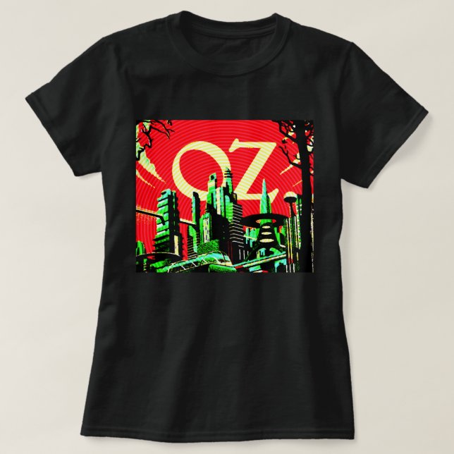 Mens Womens Wizard OZ Geschenke für Filmfans T-Shirt (Design vorne)