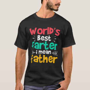 Mens World Best Farter i Gemein Father Pater s da T-Shirt