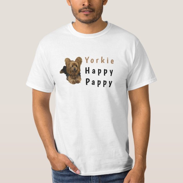 Men's Yorkshire Terrier Dog T - Shirt (Vorderseite)