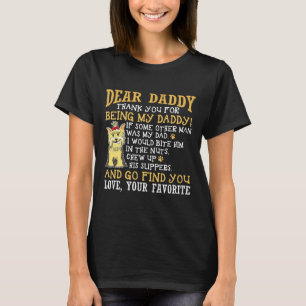 Mens Yorkshire Terrier Vater Gift Dear Daddy Viele T-Shirt