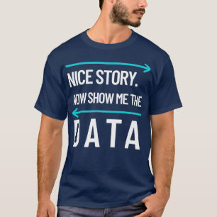 Mens zeigen mir den Computer der Datenwissenschaft T-Shirt