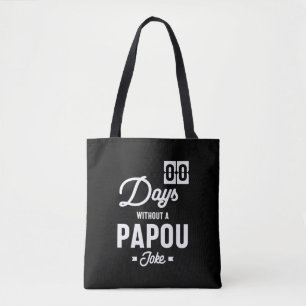 Mens Zero Days ohne Papou Joke Tasche