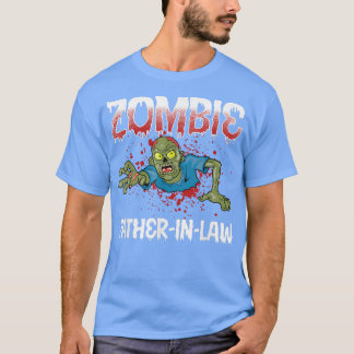 Mens Zombie FatherInLaw Vater Matching Family Hal T-Shirt