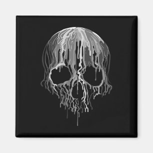 Mens Zombie Hunter Beängstigend Halloween Magnet