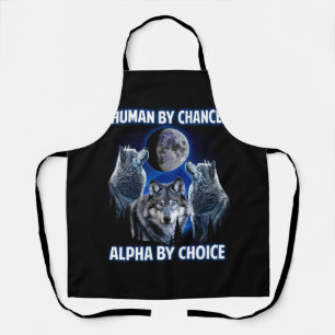 Mensch durch Zufall Alpha by Choice Paroday Alpha  Schürze