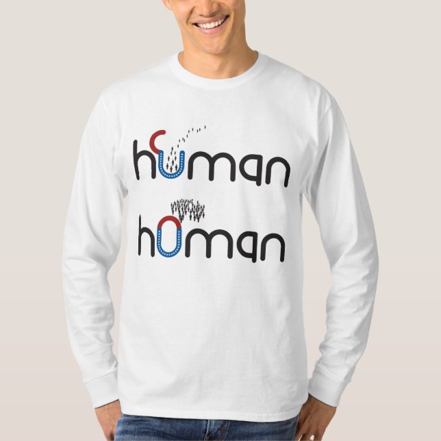 Mensch gegen Homan T-Shirt (Vorderseite)