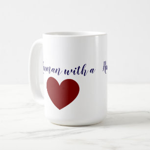 Mensch mit Herz Kaffeetasse
