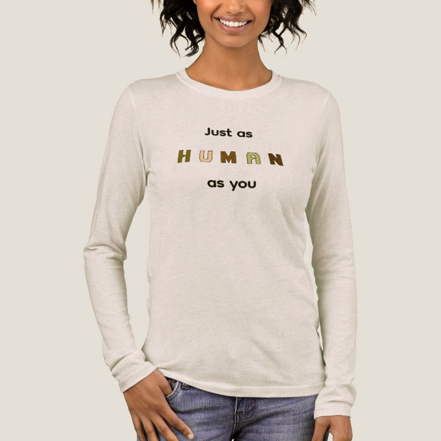MENSCH  Tri-Blend SHIRT (Vorderseite)
