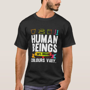 Menschen 100% Bio Farben Vary LGBT Pride T-Shirt